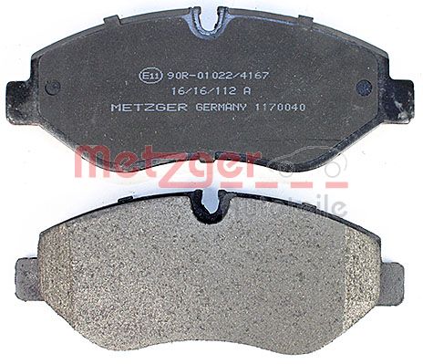 METZGER 1170040 GREENPARTS Bremsbelagsatz, Scheibenbremse